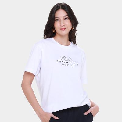 Camiseta Fila Over Vita Outline Feminina