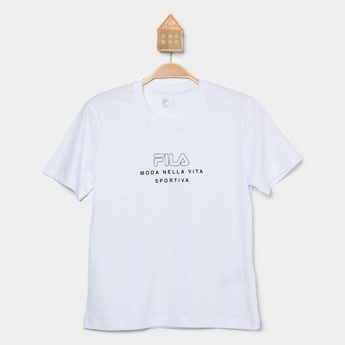 Camiseta Infantil Fila Conforto Vita Outline Menina - 1