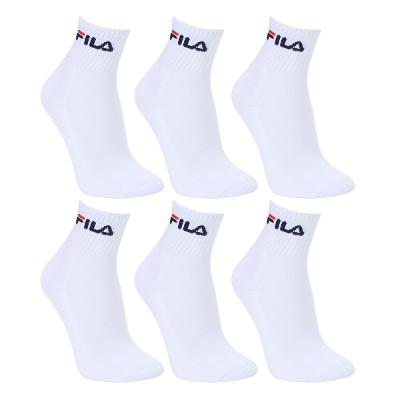 Kit Meias Fila Cano Médio Logo 6 pares