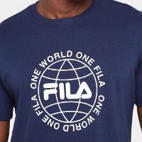 Camiseta Fila One World Letter Masculina - 3