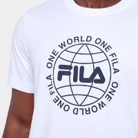 Camiseta Fila One World Letter Masculina - 3
