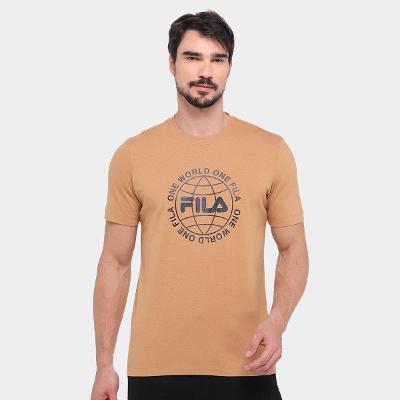 Camiseta Fila One World Letter Masculina