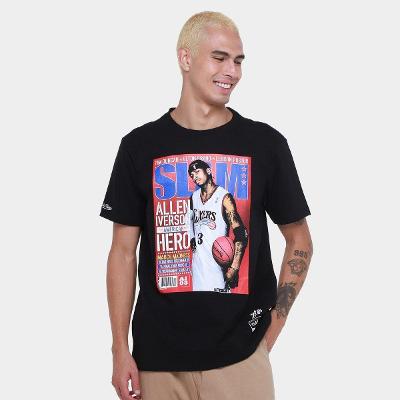 Camiseta Mitchell & Ness Philadelphia 76Ers Slam Masculina