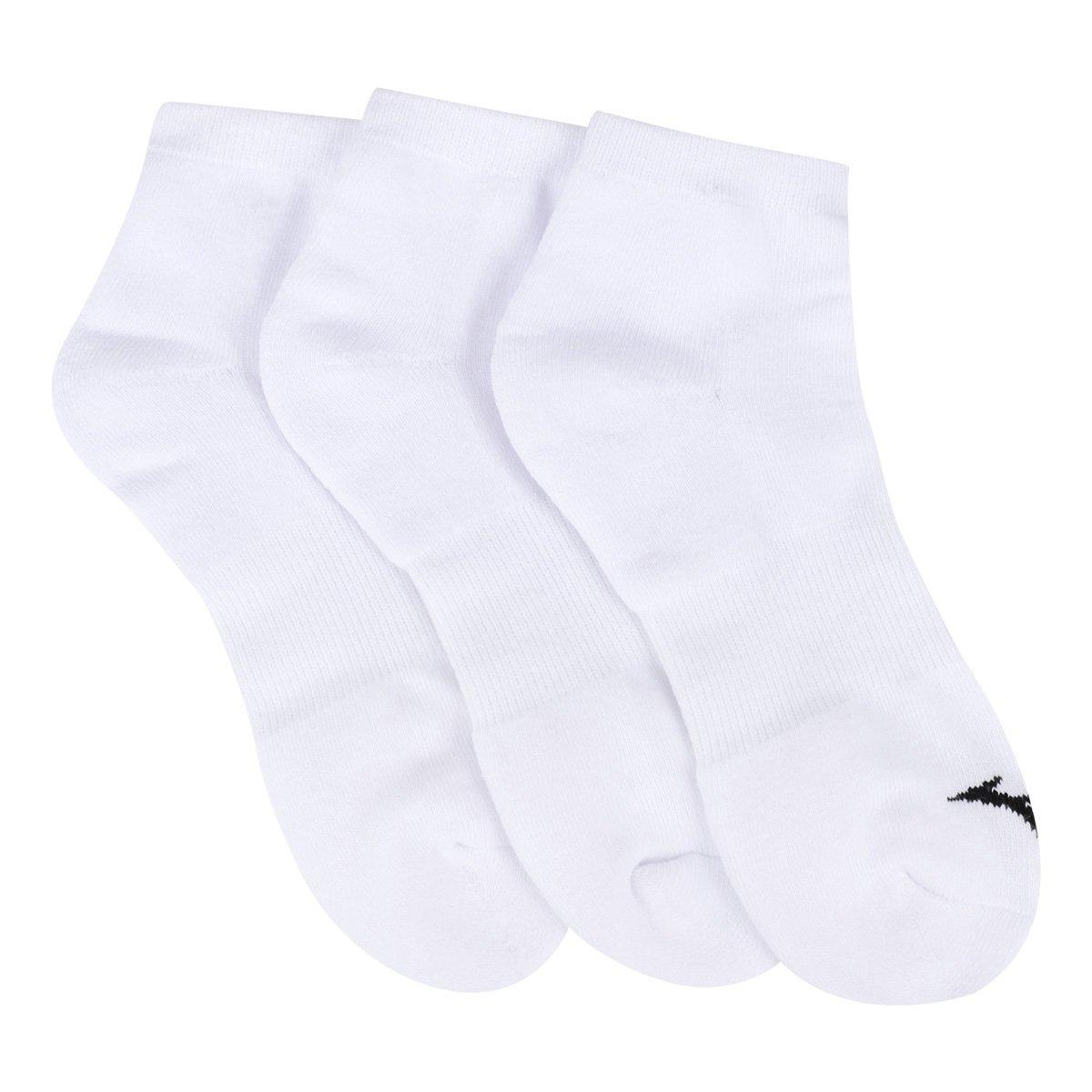 Kit Meia Cano Curto Mizuno Prime C/ 6 Pares - 3