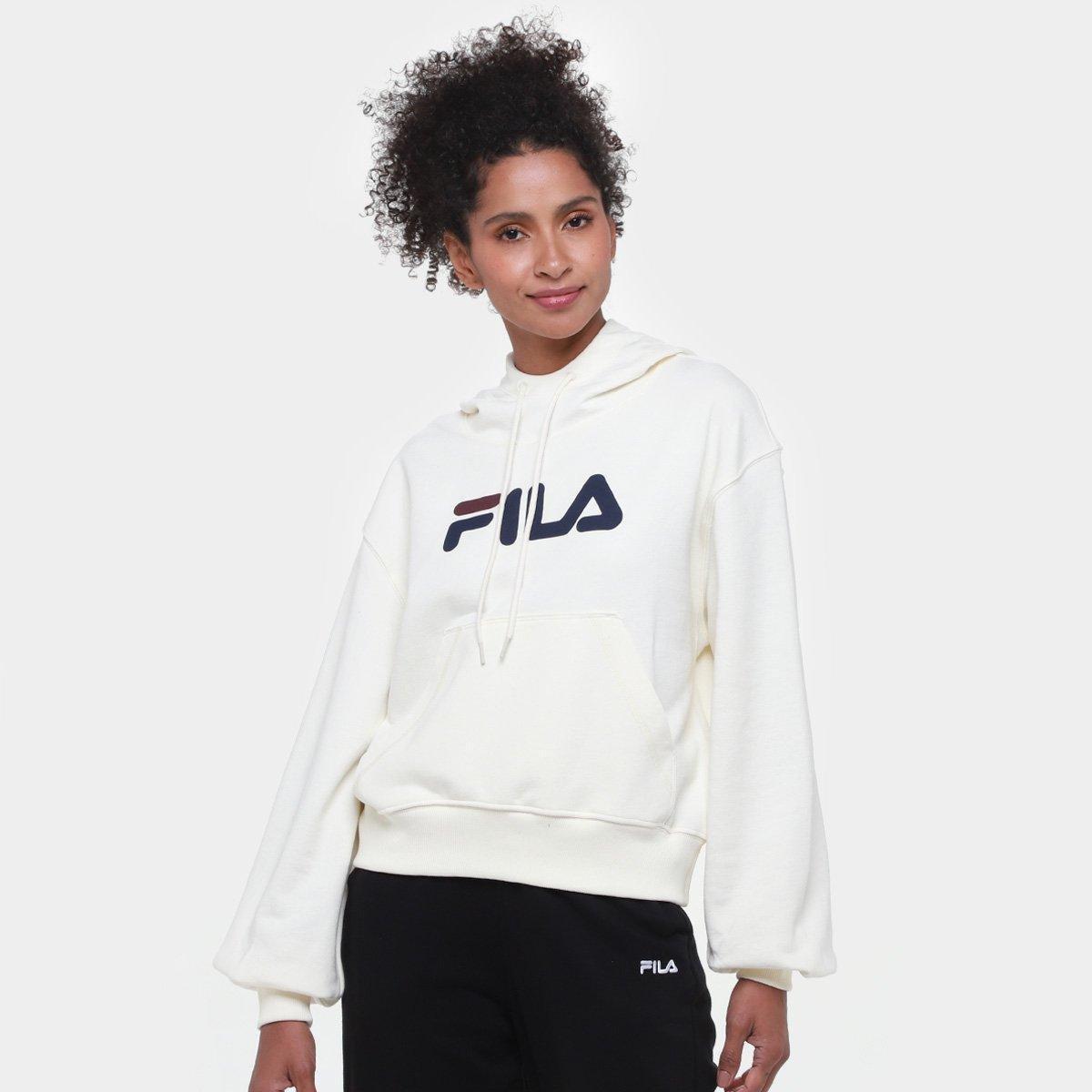 Casaco Com Capuz Fila Comfort Letter lii Feminino - 1