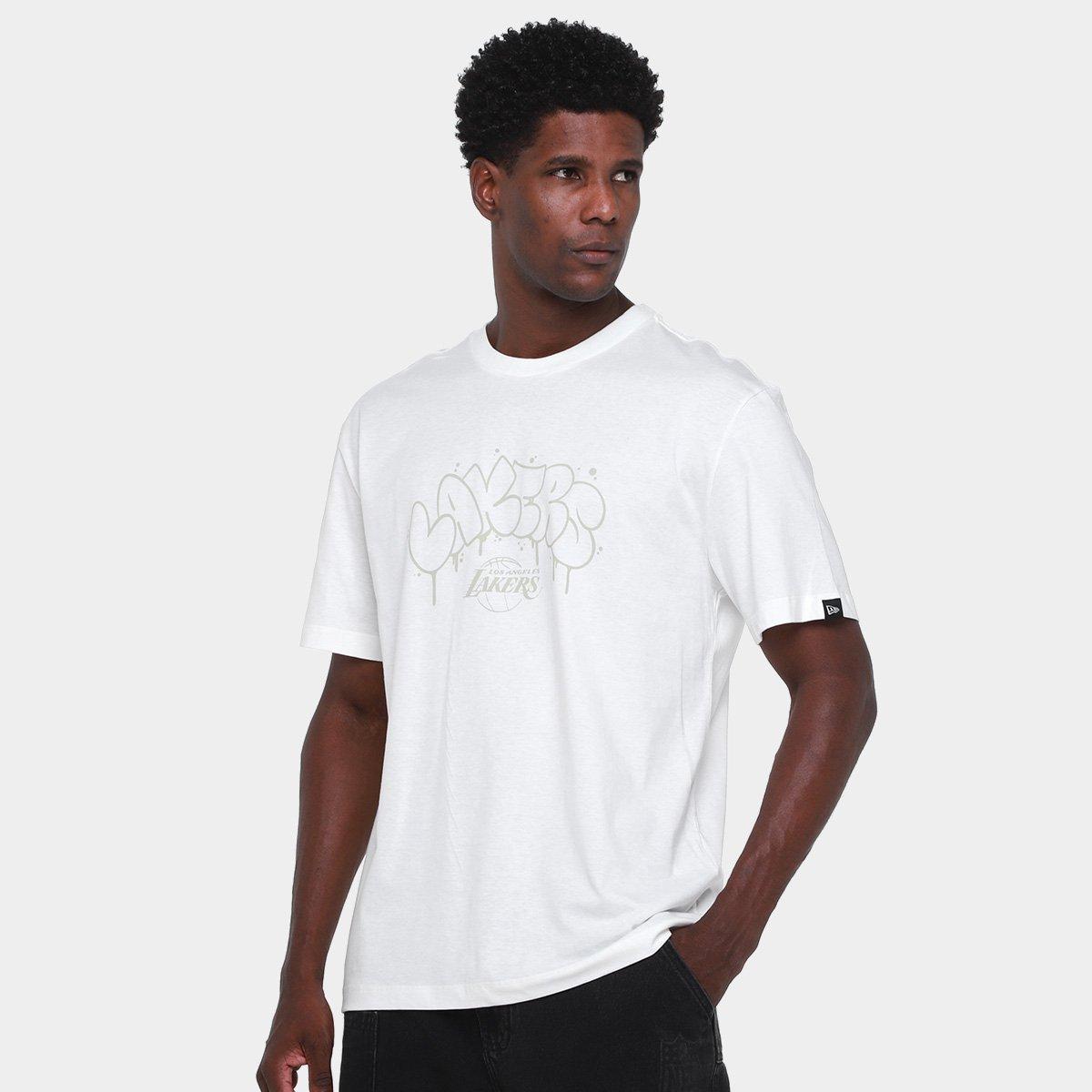Camiseta NBA LosAngeles Lakers Hip Hop Origens New Era Masculina - 1