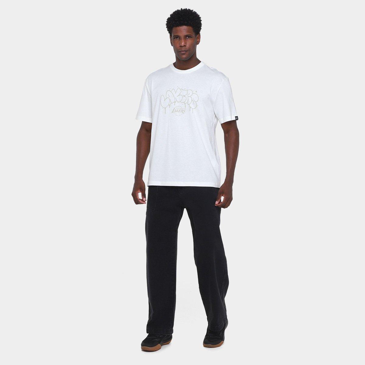Camiseta NBA LosAngeles Lakers Hip Hop Origens New Era Masculina - 4