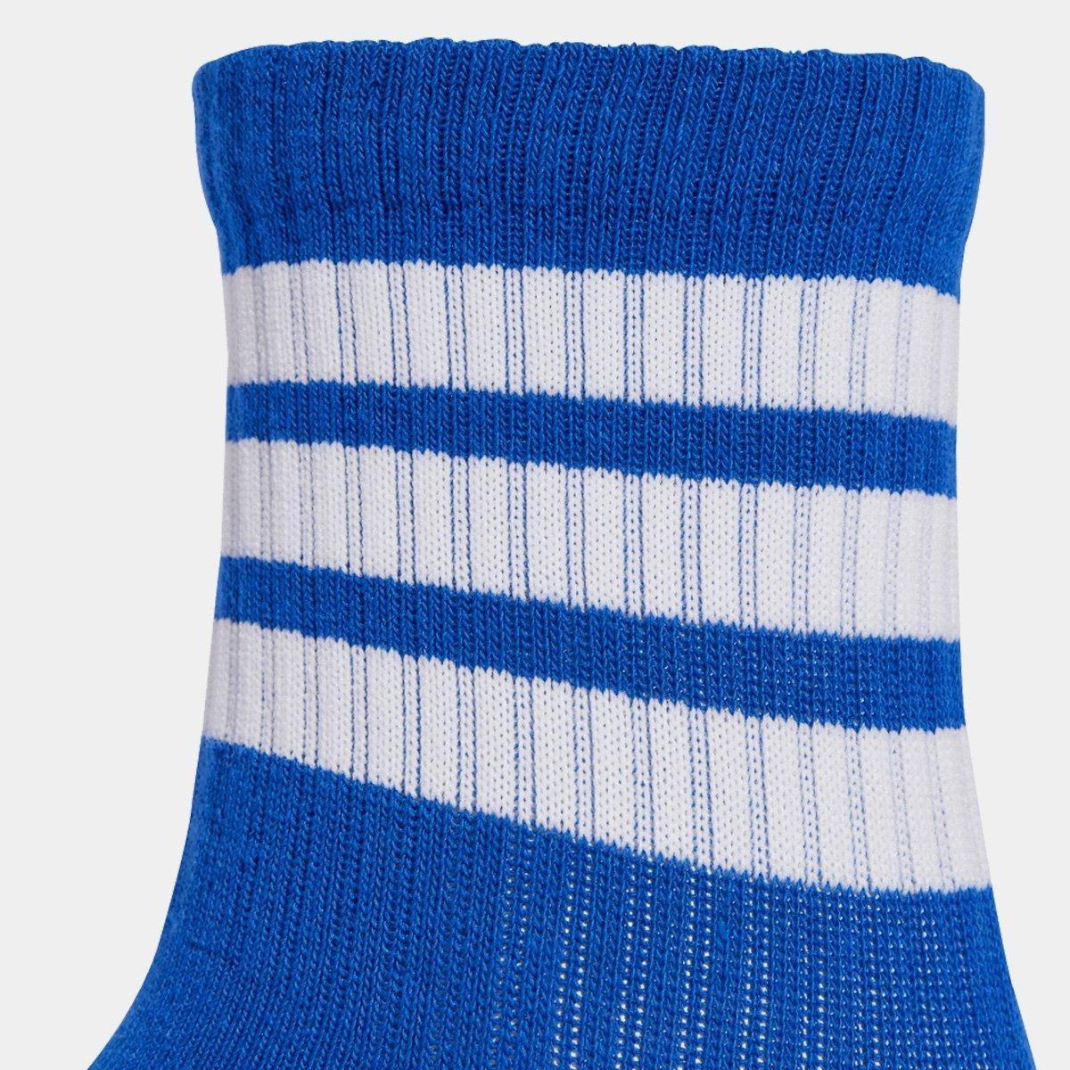 Kit Meia Infantil Adidas Crew Com 3 Pares - 2