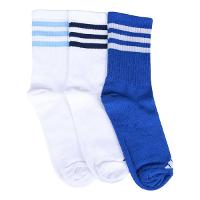Kit Meia Infantil Adidas Crew Com 3 Pares - 5