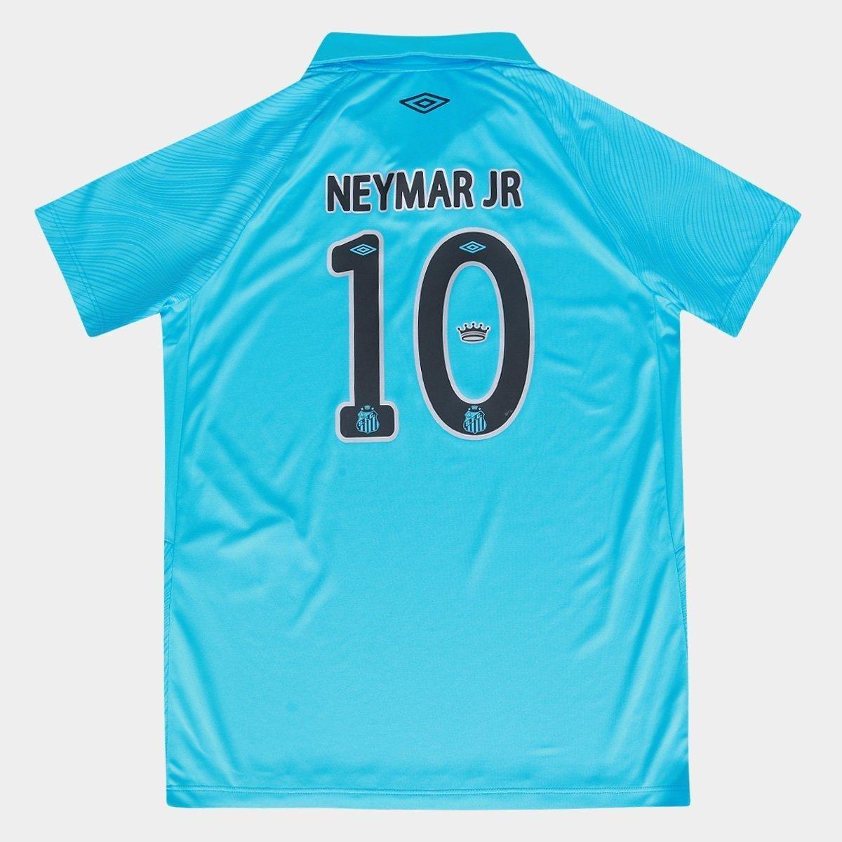 Camisa Infantil Santos 25/26 N. 10 Neymar Jr. Torcedor Edição Especial Umbro - 1