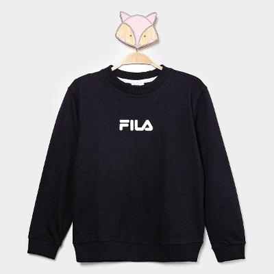 Moletom Infantil Fila Regular Letter Light Menino