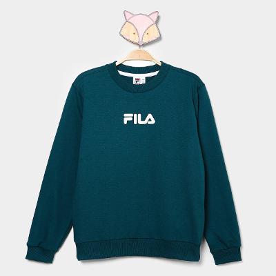 Moletom Infantil Fila Regular Letter Light Menino