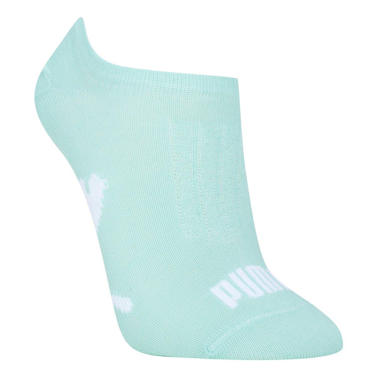 Kit Meia Puma Invisível Esportiva C/ 3 Pares Feminina - 3