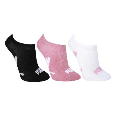 Kit Meia Puma Invisível Esportiva C/ 3 Pares Feminina