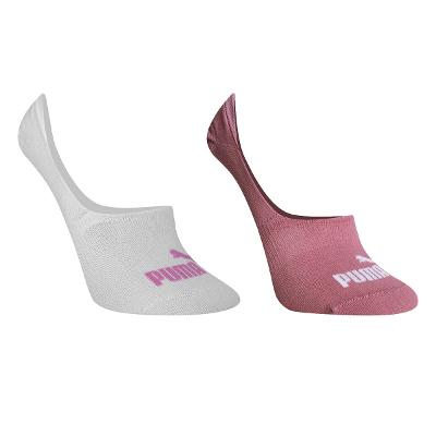 Kit Meia Sapatilha Puma Super Invisível Esportiva C/ 2 Pares Feminina