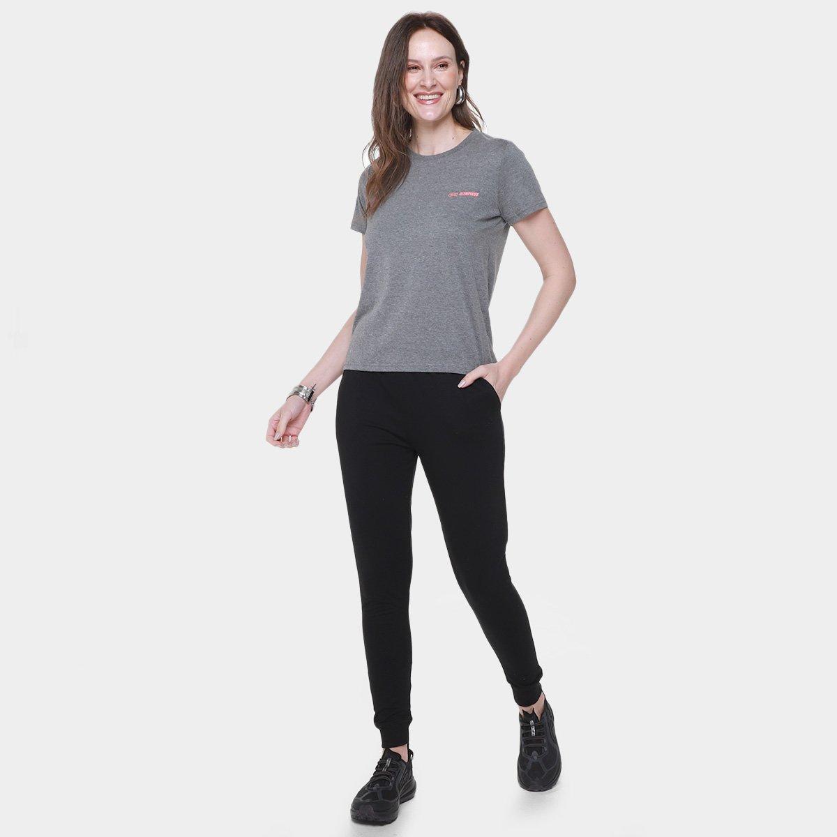 Camiseta Olympikus Logo Feminina - 4