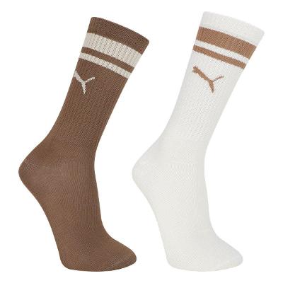 Kit Meia Puma Cano Longo Esportiva C/ 2 Pares Masculina