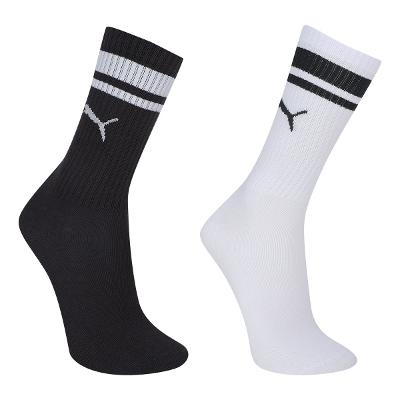 Kit Meia Puma Cano Longo Esportiva 2 Pares Masculina