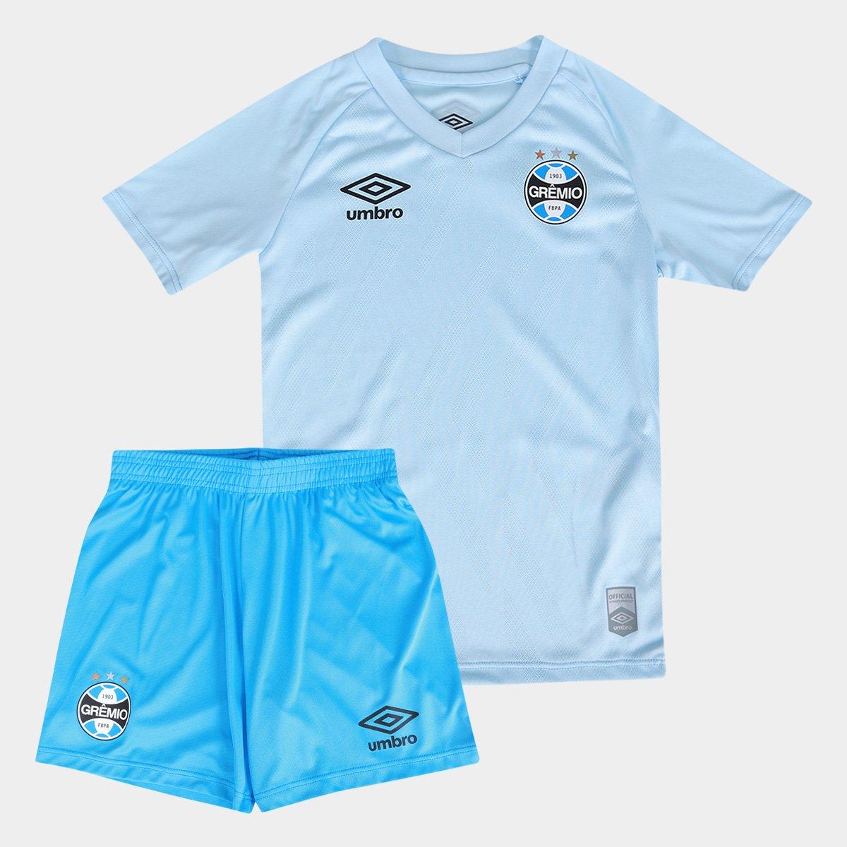 Kit Camisa Infantil Grêmio II 25/26 s/n Torcedor Umbro - 1