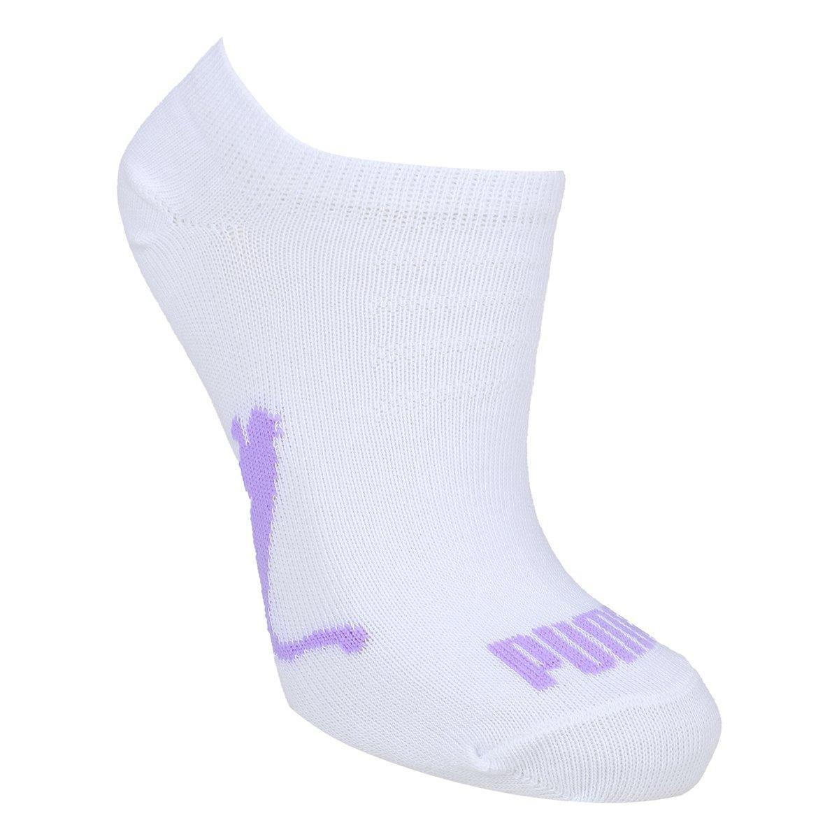Kit Meia Sapatilha Infantil Puma C/ 3 Pares Menina - 3