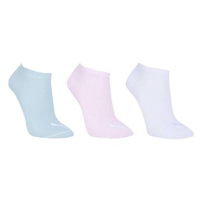 Kit Meia Sapatilha Puma Esportiva C/ 3 Pares Feminina
