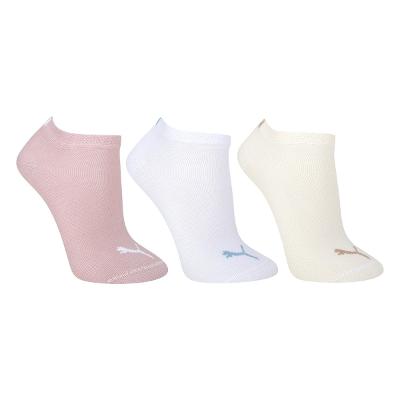 Kit Meia Sapatilha Puma Esportiva C/ 3 Pares Feminina