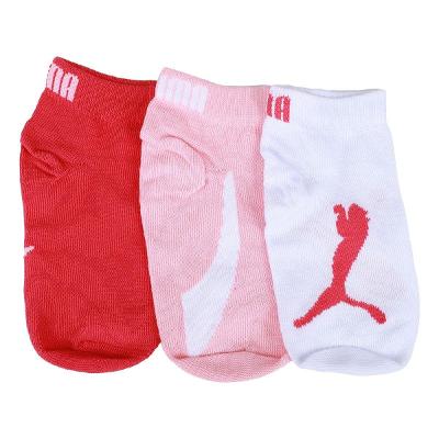 Kit Meia Sapatilha Infantil Puma C/ 3 Pares Menina