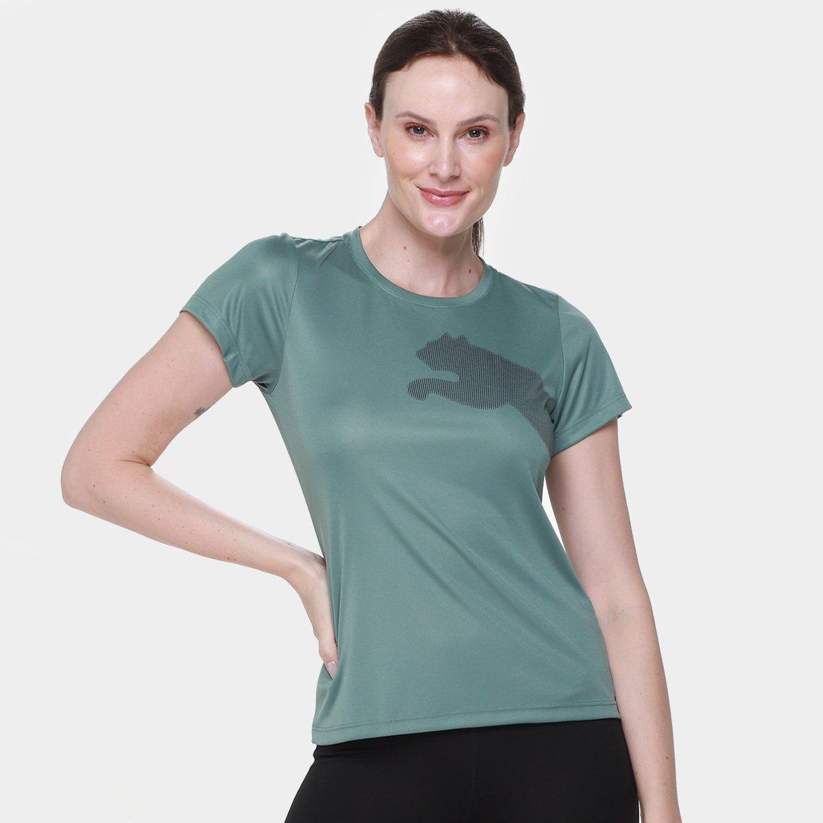 Camiseta Puma Big Logo Jersey Feminina - 1