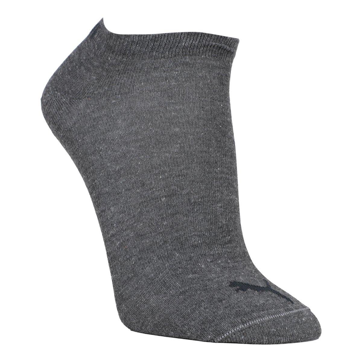 Kit Meia Sapatilha Puma Esportiva C/ 3 Pares Masculina - 3
