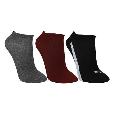 Kit Meia Sapatilha Puma Esportiva C/ 3 Pares Masculina