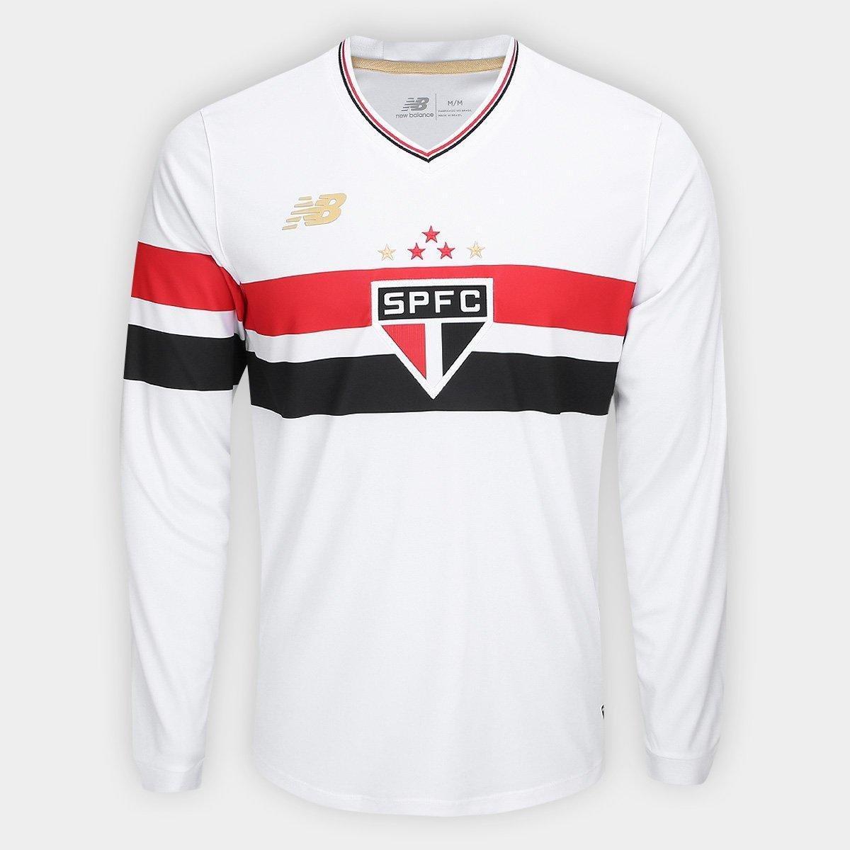 Camisa Manga Longa São Paulo I 25/26 s/n New Balance - 1