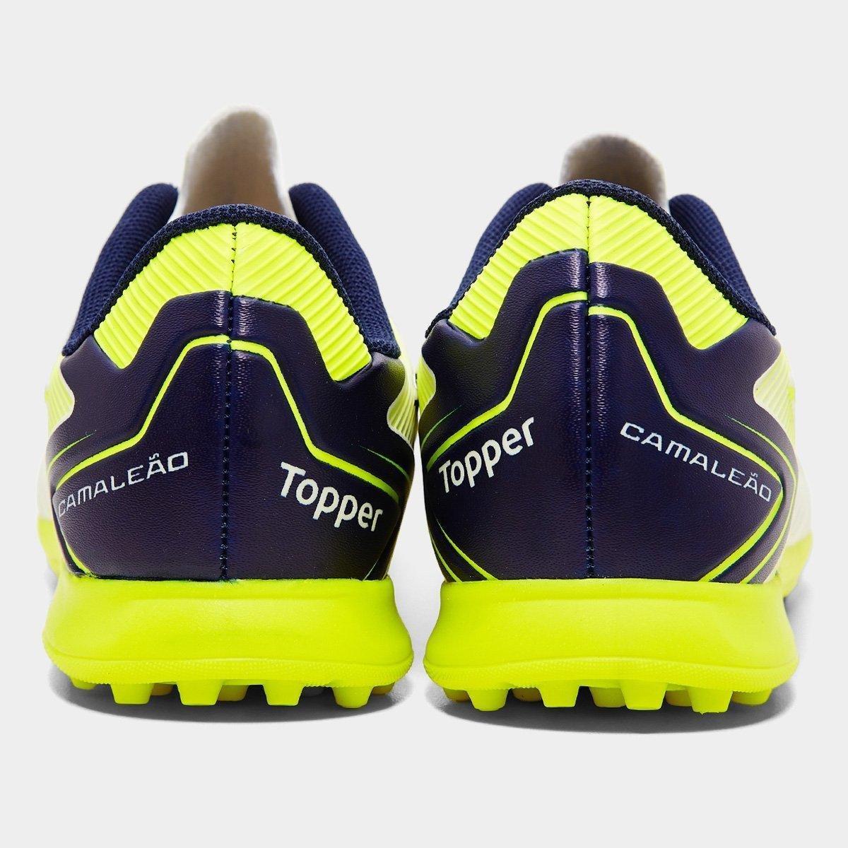 Chuteira Society Infantil Topper Camaleão - 3
