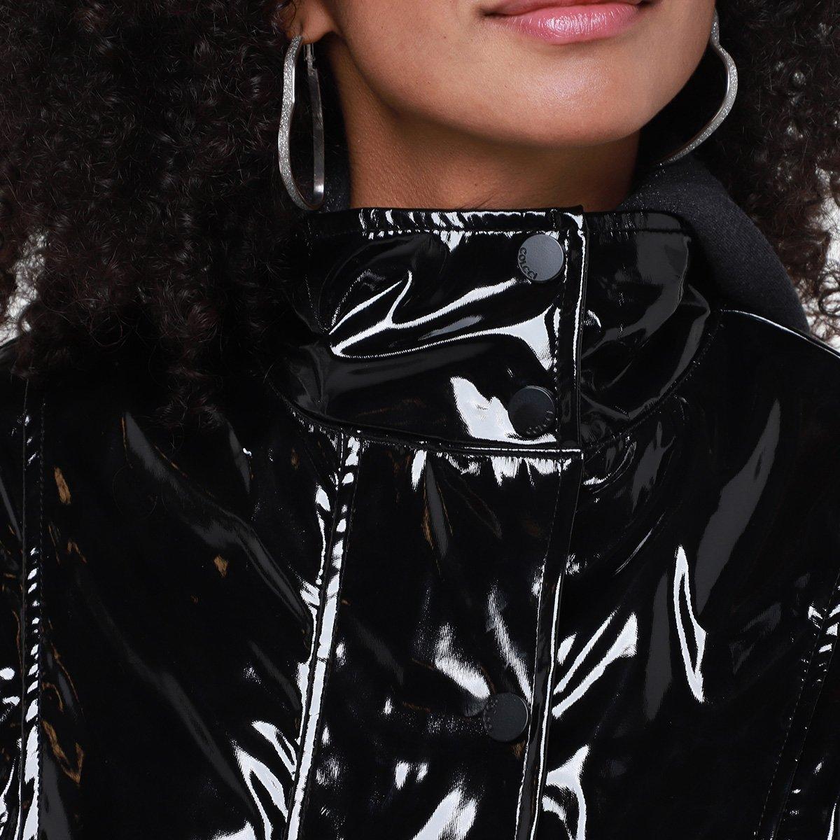 Jaqueta Colcci Vinil Feminina - 4