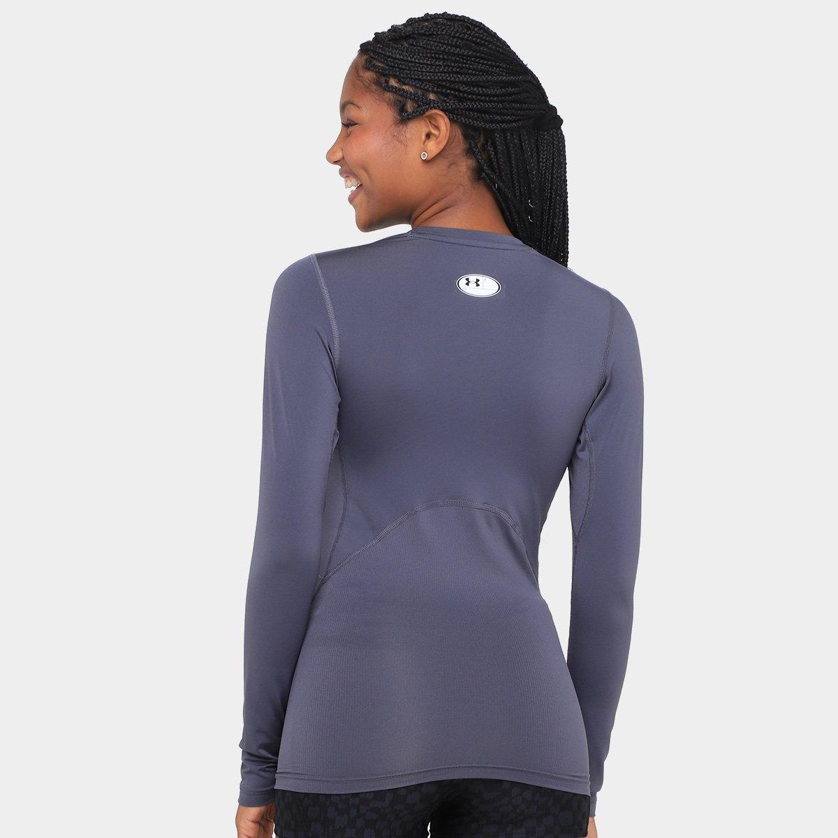Camiseta Under Armour Heatgear Manga Longa Feminina - 2