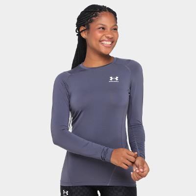 Camiseta Under Armour Heatgear Manga Longa Feminina