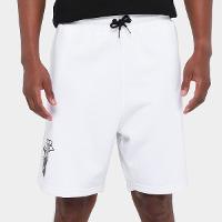 Bermuda de Moletom Santos Pela Bandeira que Ensina Masculina - 1