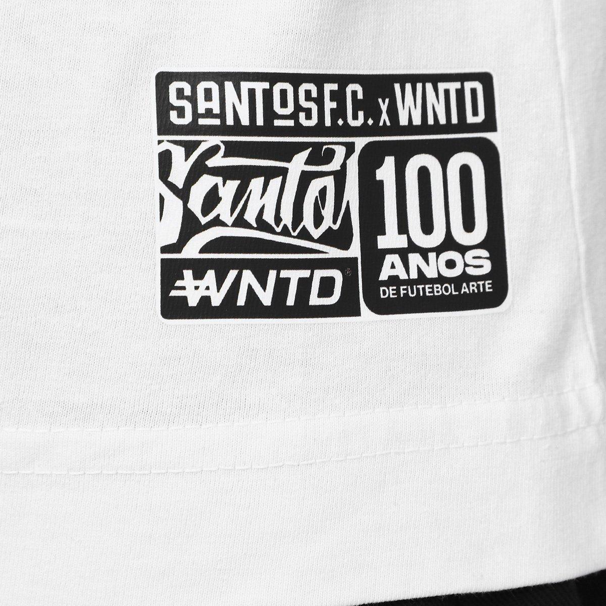 Camiseta Oversized Santos Pela Bandeira que Ensina Masculina - 4