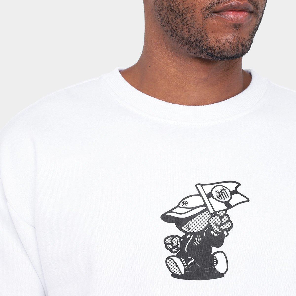 Moletom Santos Pela Bandeira que Ensina Masculino - 3