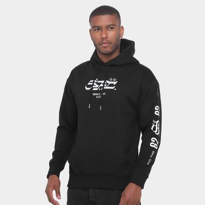 Moletom Com Capuz Santos Raça Garra e Tradição Masculino