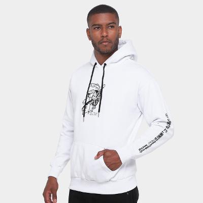 Moletom Com Capuz Santos Com Peixe Aonde For Masculino