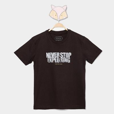 Camiseta Infantil Calvin Klein Menino