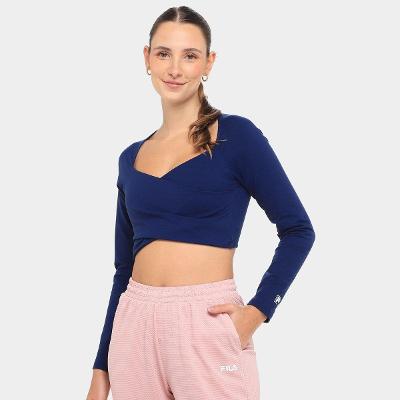 Camiseta Manga Longa Fila Tough Gym Feminina