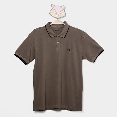 Camisa Polo Infantil Calvin Klein Menino