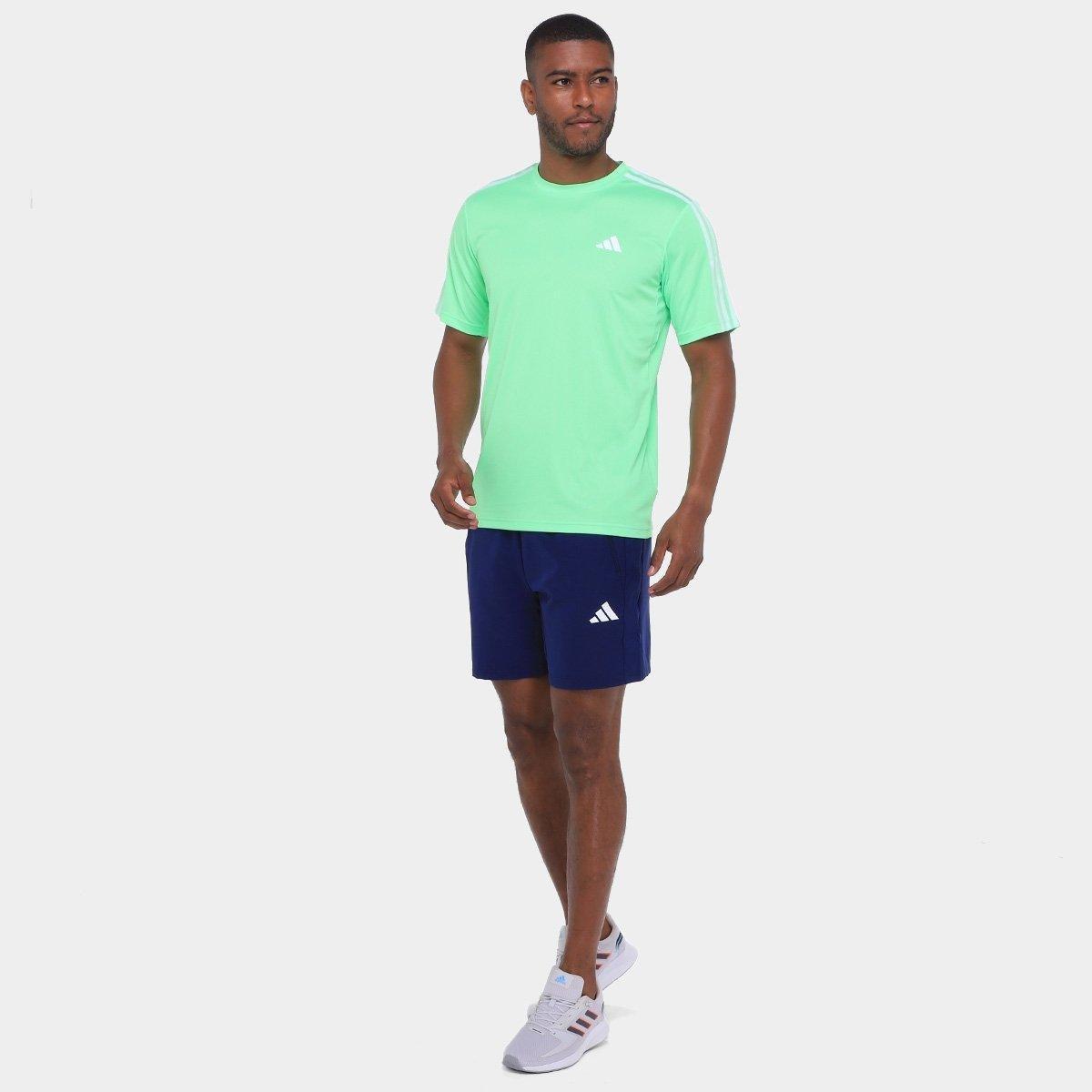 Camiseta Adidas Essentiasl 3 Listras Masculina - 4