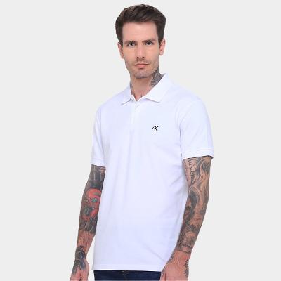 Camisa Polo Calvin Klein Logo Bordado Masculina