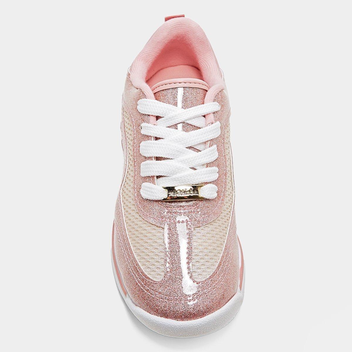 Tênis Infantil Molekinha Jogging Brilho Menina - 4