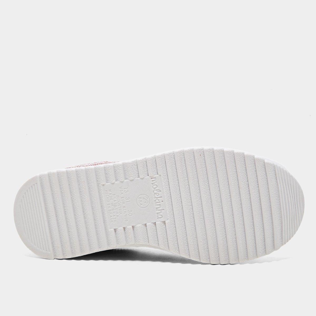 Tênis Infantil Molekinha Jogging Brilho Menina - 5