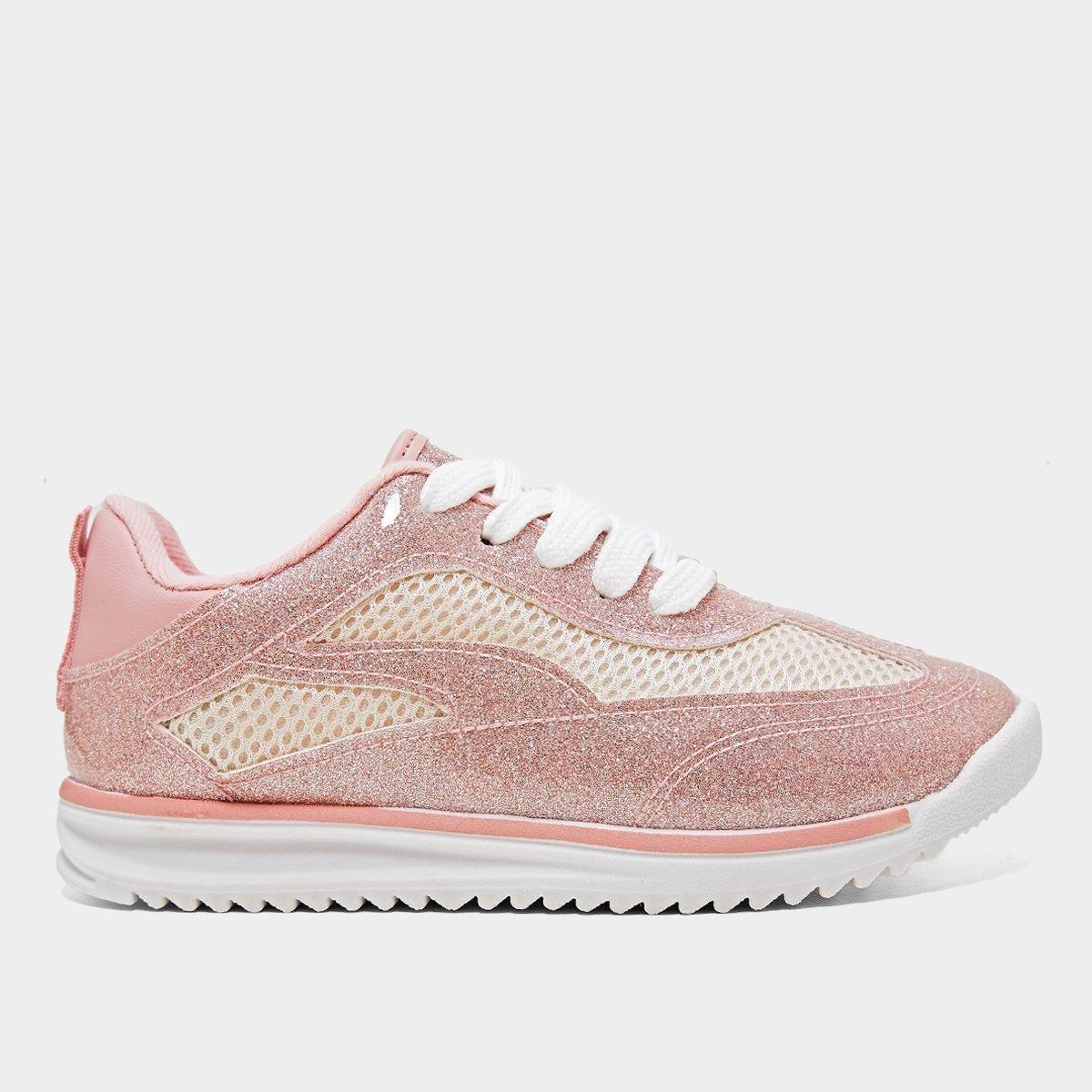 Tênis Infantil Molekinha Jogging Brilho Menina - 1