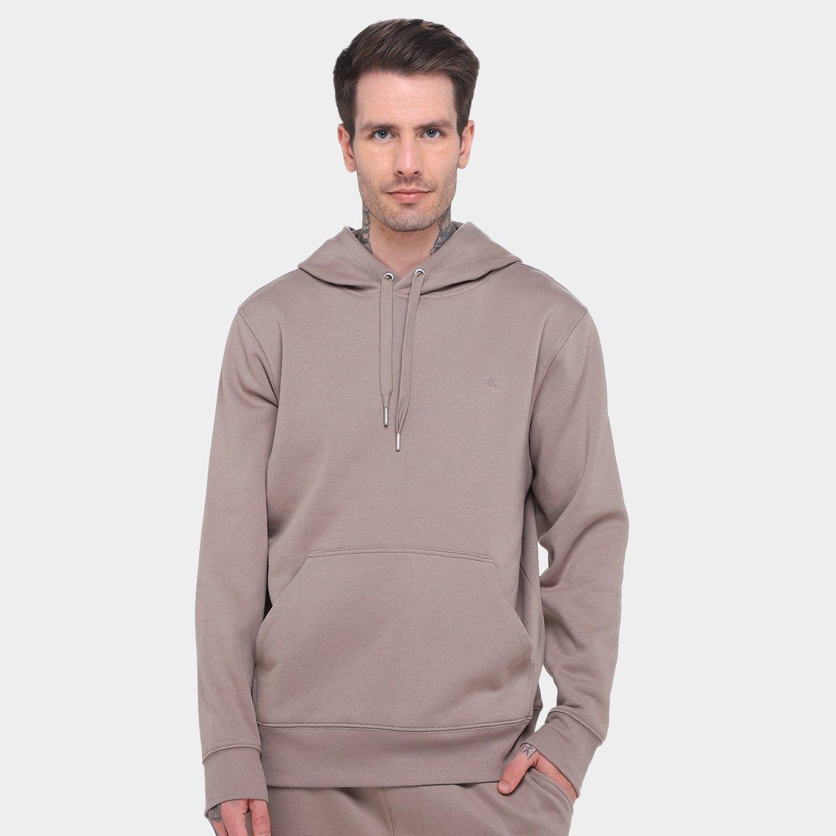 Moletom Calvin Klein Bordado Capuz Masculino - 1