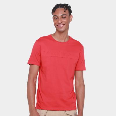 Camiseta Calvin Klein Embossed Minimal Logo Masculina